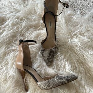 Guess ankle strap pumps